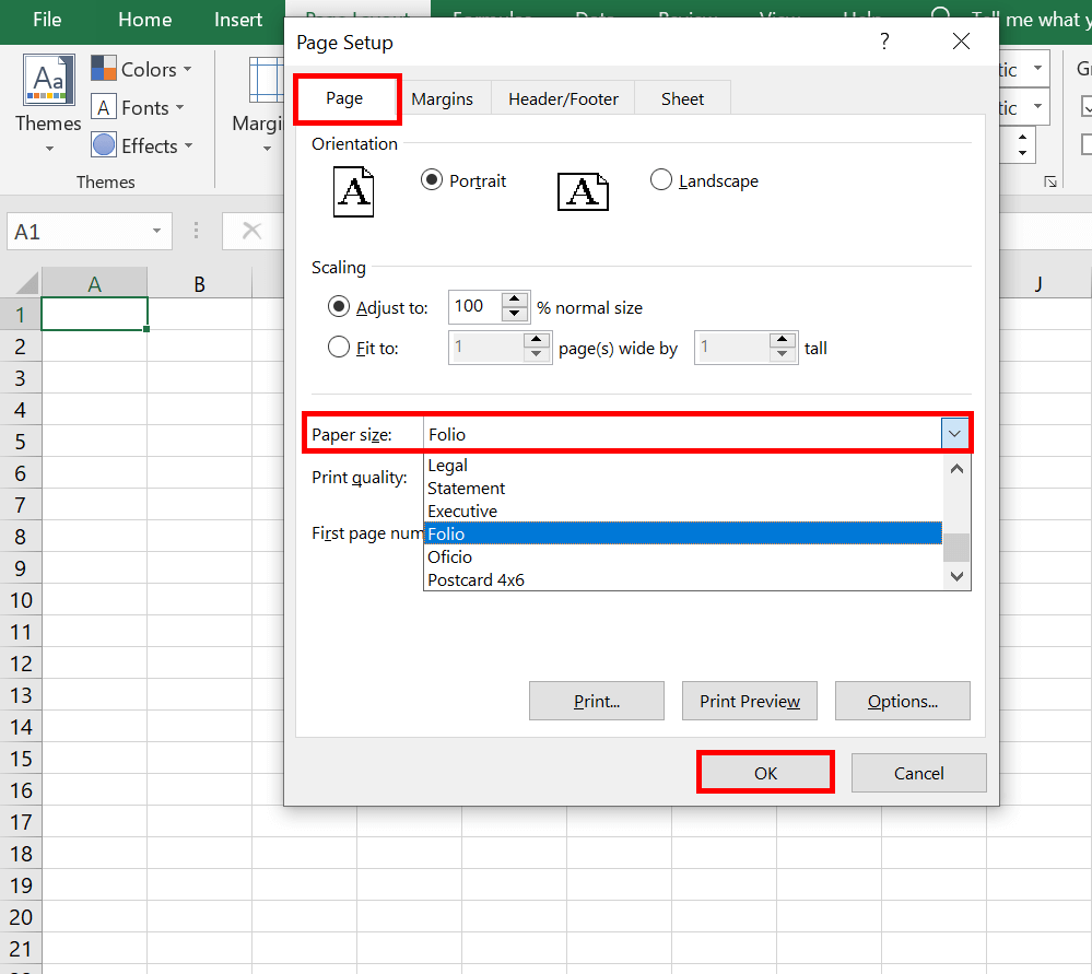 Cara Mengatur Ukuran Kertas di Microsoft Excel